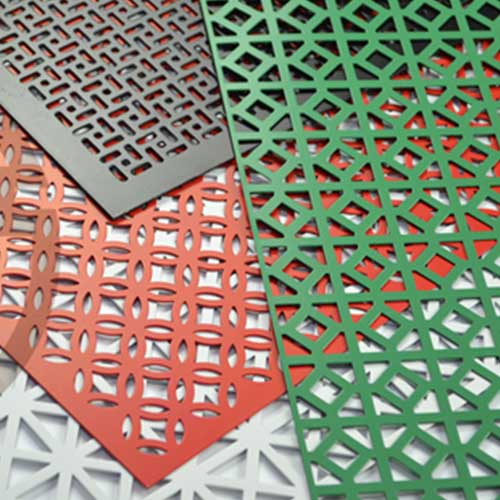 Galvanised Steel Perforated Metal Mesh for Mechanical filtration